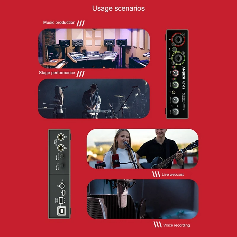 Стандартная звуковая карта профессиональные преобразователи AD и DA с разрешением