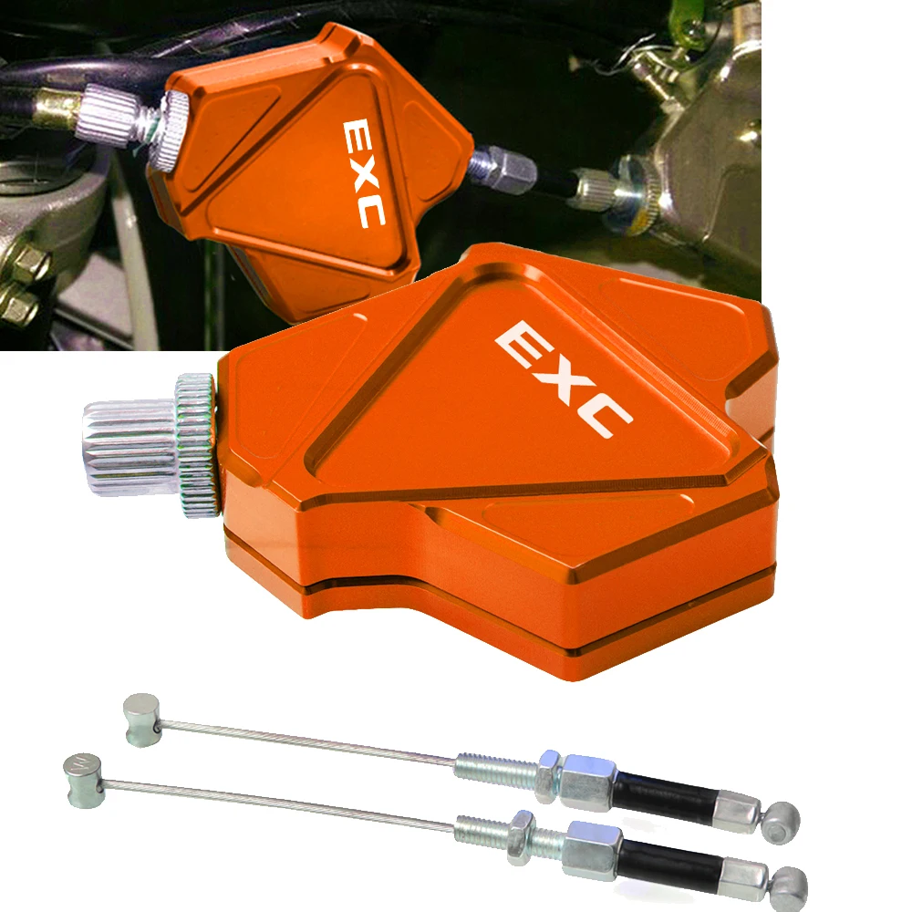 

CNC Brake Levers Ropes Cables Stunt Clutch Lever Easy Pull Cable System For 125 200 250 300 350 450 500 430 EXC 2004-2018