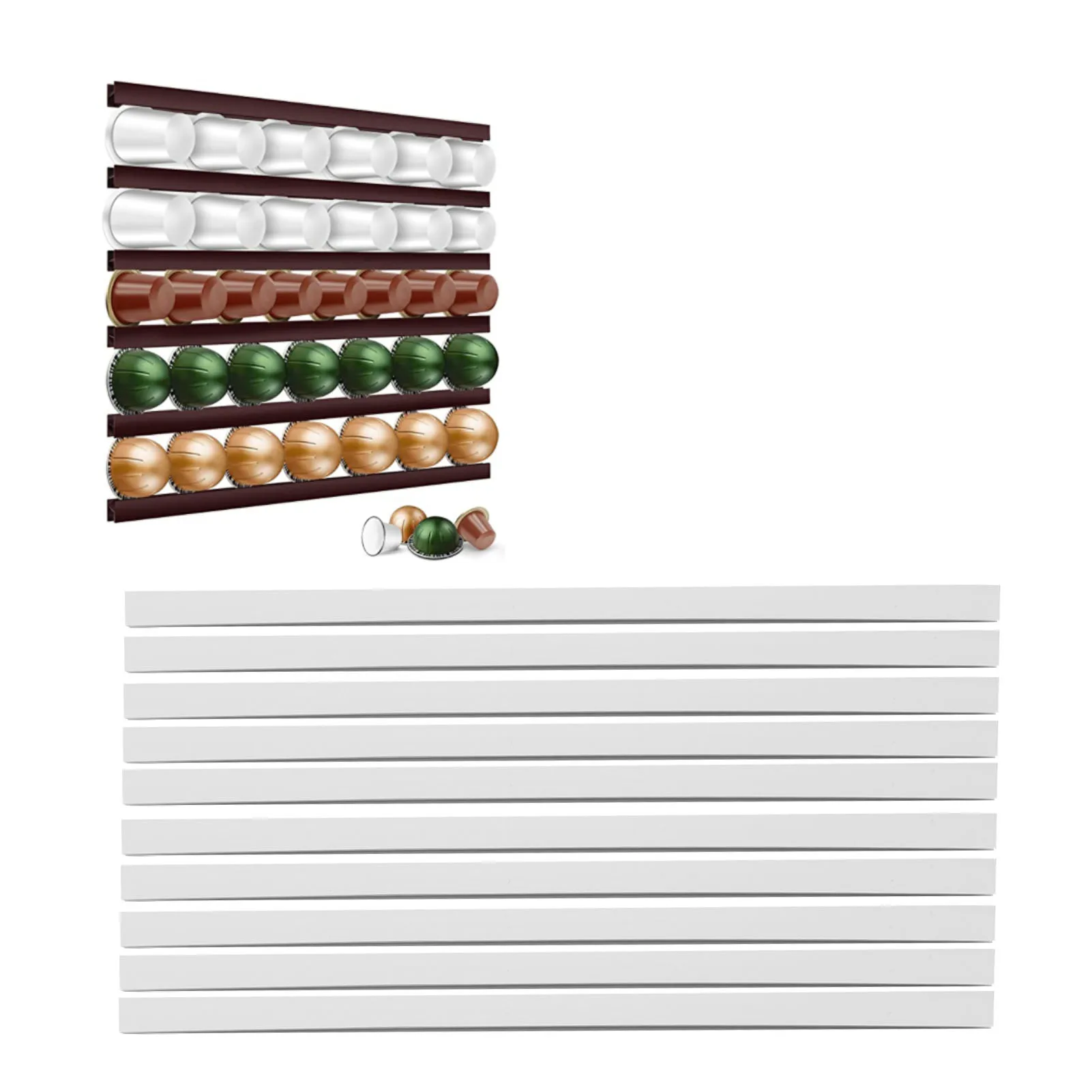 ZK20 Держатель для кофейных капсул DIY Клейкие капсулы хранения кофе Настольный