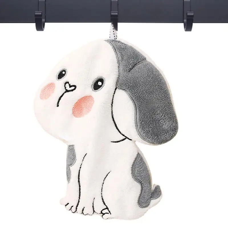 

Симпатичные ручные технические полотенца для кухни с маленькими полотенцами в форме собаки коралловый бархат главные принадлежности для ванной комнаты в отеле