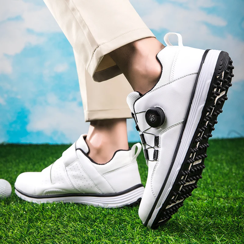 Waterproof Golf Shoes Men Women New Professional Comfortable Golfer Footwears Non-slip Outdoor Golf Training Sneakers