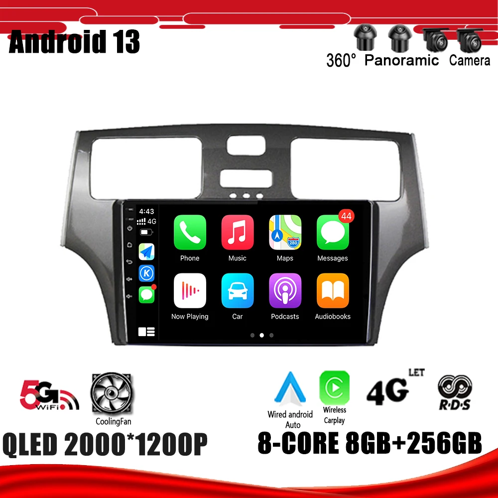 

Автомобильная Мультимедийная система на Android 13, с GPS, DSP, Carplay, Wi-Fi, для Lexus ES300, ES330, XV30, ES250, 2001 - 2006