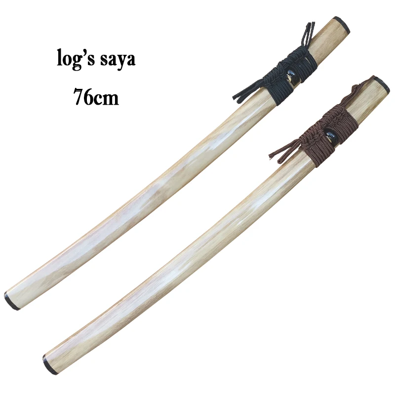 

76cm Log‘s Saya Wooden Material Japanese Samurai Sword Scabbard Katana Sheath Nature Color Brand New Supply