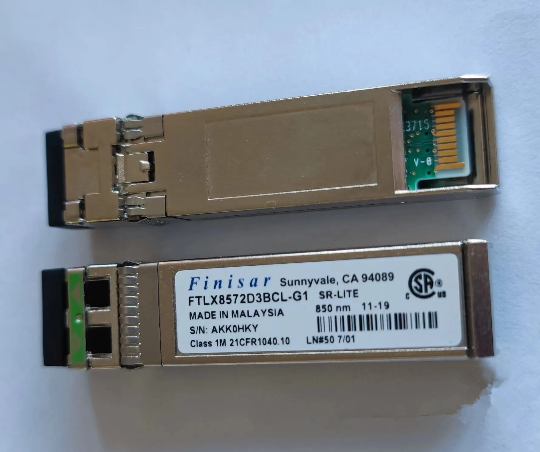 Оптоволоконный модуль finisar 10g, фотоаппарат sfp, 10 ГБ, 850 нм, фотоаппарат, сетевой адаптер, общий SFP Оптоволоконный модуль finisar 10g, фотоаппарат sfp, 10 ГБ, 850 нм, фотоаппарат, сетевой адаптер, общий SFP