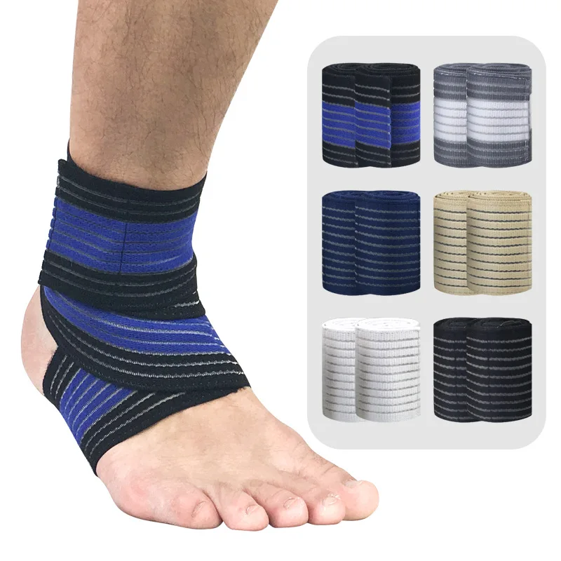 

1PCS Professional Sports Strain Wraps Bandages Elastic Ankle Support Pad Protection Ankle Bandage Guard Gym Protection