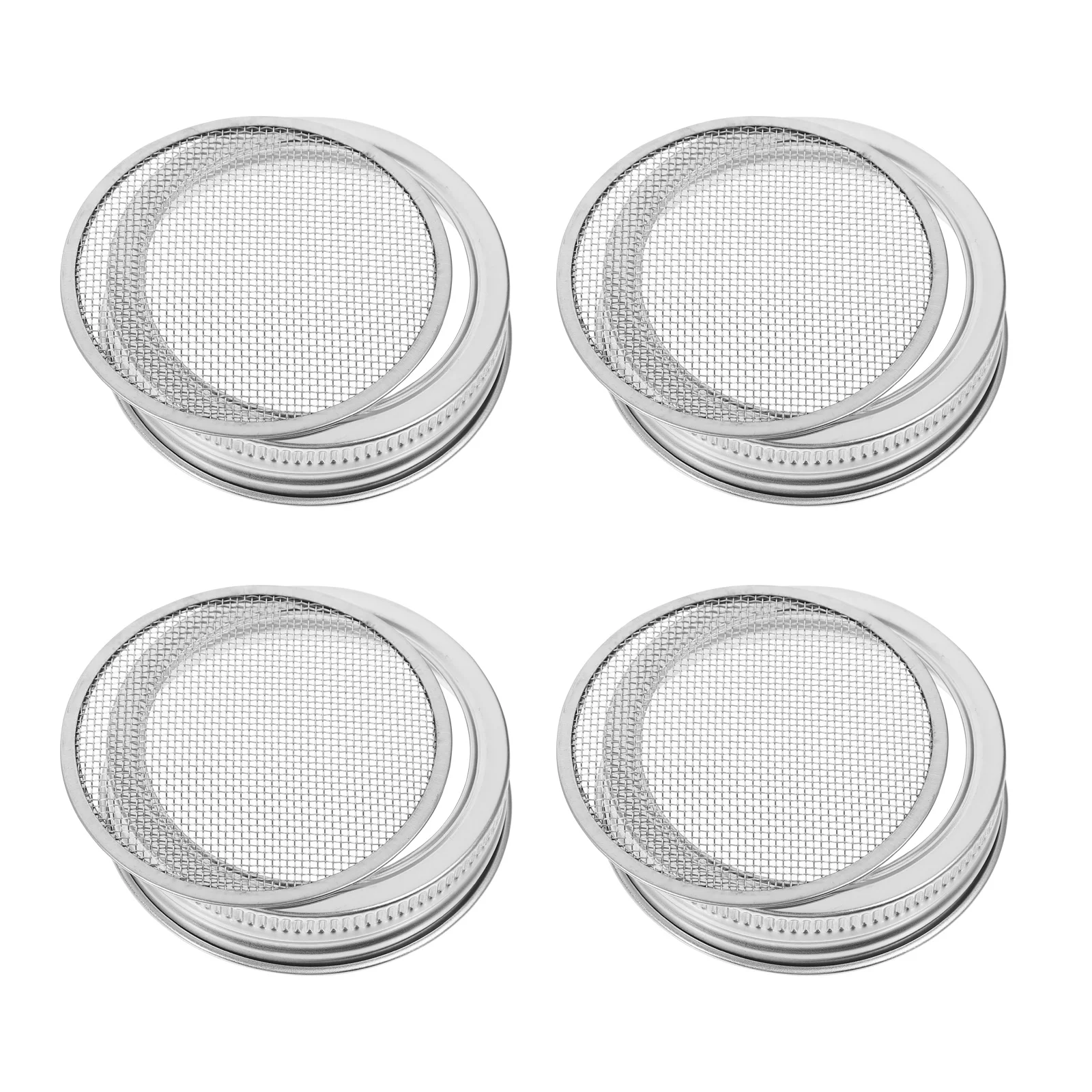 

Sprouting Jar Lids Lid Mason Screen Sprout Strainer Jars Sprouts Stainless Bean Canning Mesh Kit Steel Maker Sprouter Tray