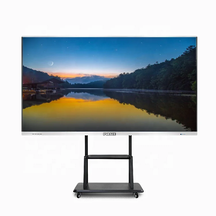

86 Inch Interactive Whiteboard No Projector Electronic Smart Flat Panel Display Touch Screen Conference AIl In One PC