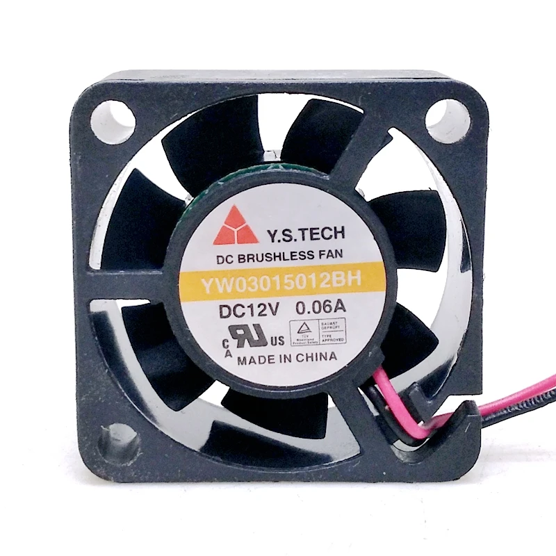 Вентилятор для жесткого диска Y.S Tech 3015 YW03015012BH 12 в 3 см, бесшумный охлаждающий вентилятор для видеокарты