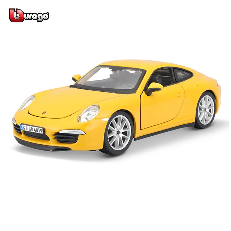 Модель гоночного автомобиля Bburago масштаб 1:24 Porsche 911 Carrera S | Игрушки и хобби