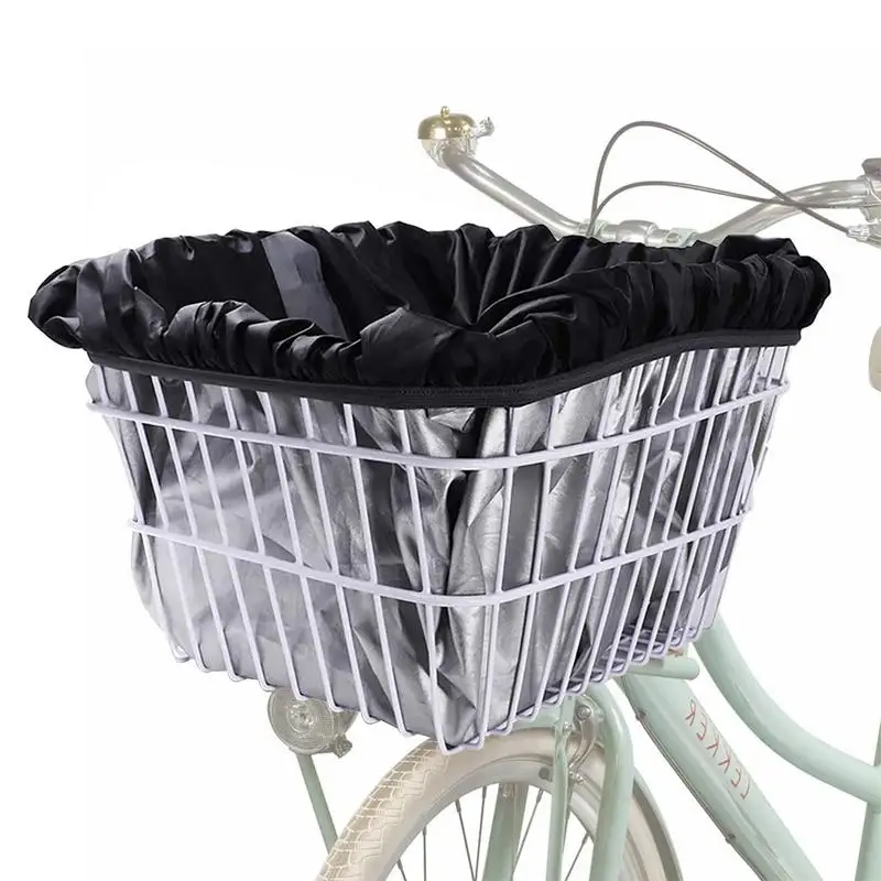 

Front Bike Basket Liner Rain Sun Dust Wind Water Proof Ripstop Material Waterproof Rain Liner Fits Most Foldable Bicycle Trike