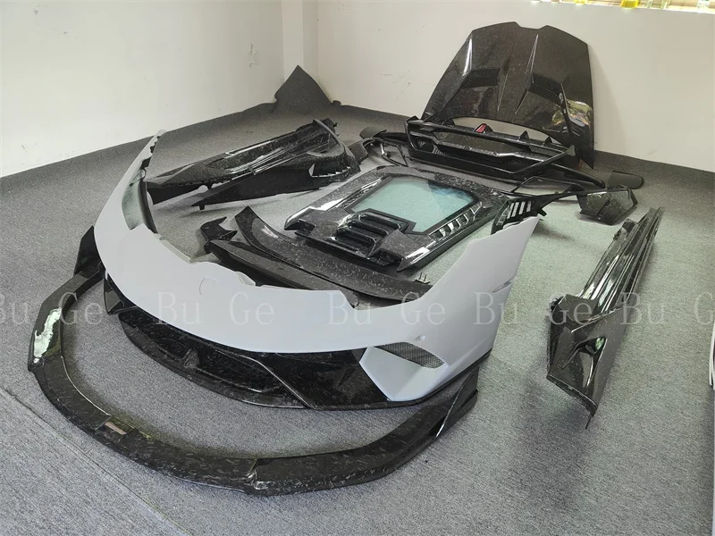 Для Lamborghini Huracan LP580 LP610 кузовный комплект полууглеродный кованый P-образный
