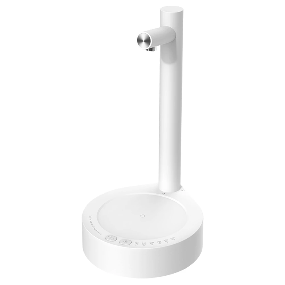 

Portable Desktop Electric Water Dispenser Water Bottle Barreled Gallon Pump USB Charging Automatic 6 Gear White