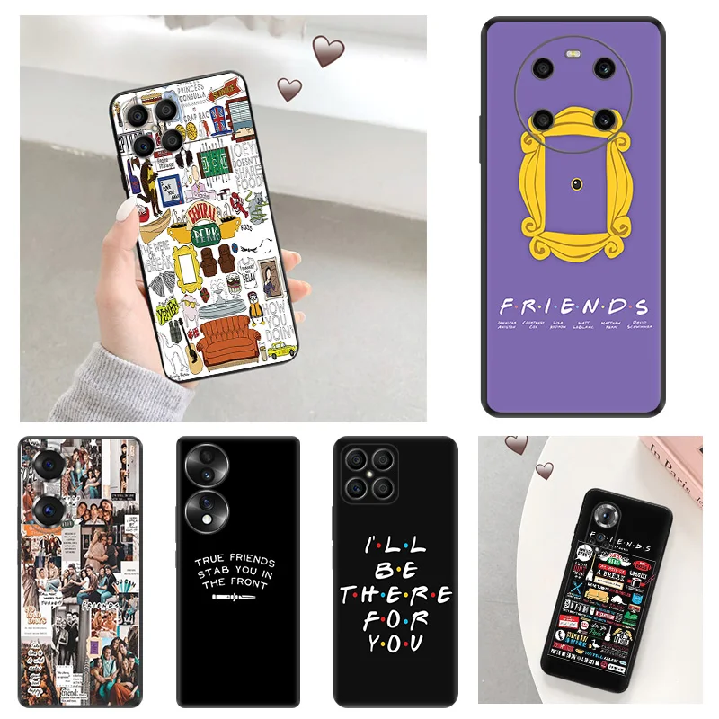 Мягкий противоударный чехол для телефона Honor X7b X6 70 90 X8 b X9A X9B Magic5 Pro X8A X6A Friends CENTRAL PERK