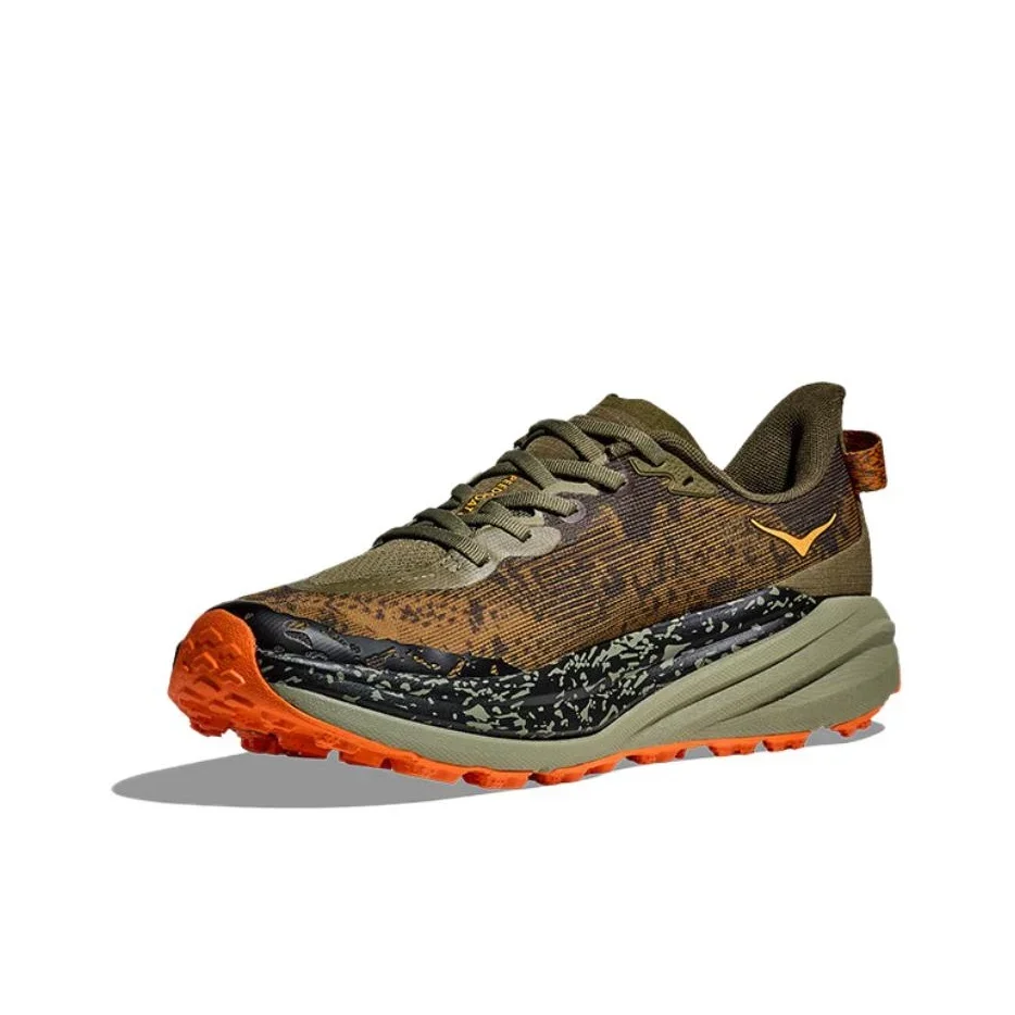 Фото Кроссовки Hoka Speedgoat 6 для мужчин, для бега по шоссе и пересеченной местности, с защитой от истирания, амортизацией, для активного отдыха и пробежек на улице №3