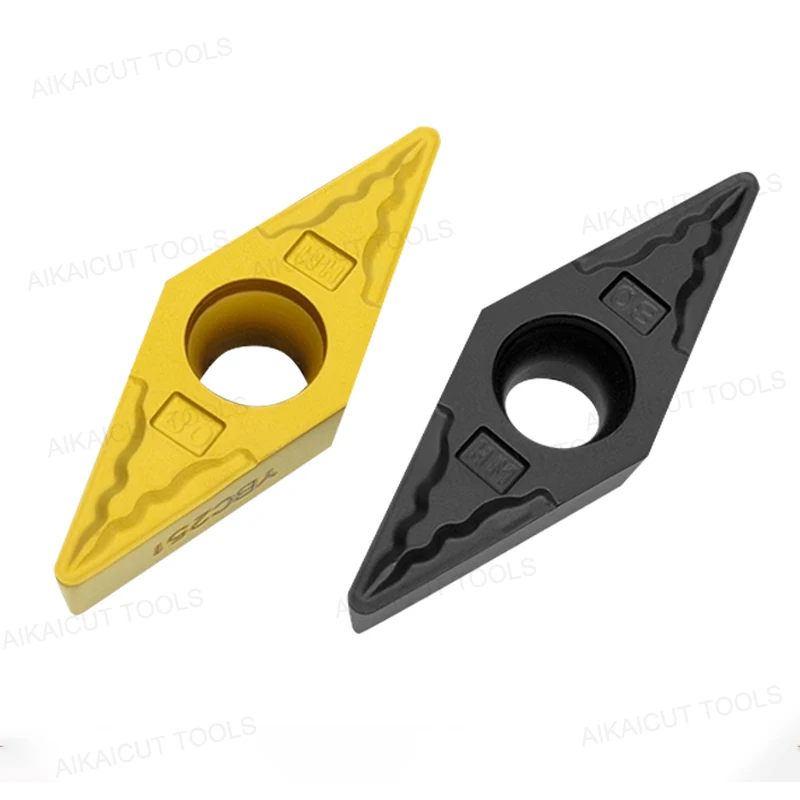 

VBMT160408-HM VBMT160404-HM carbide inserts turning inserts tool CNC metal lathe cutting tools for processing Steel