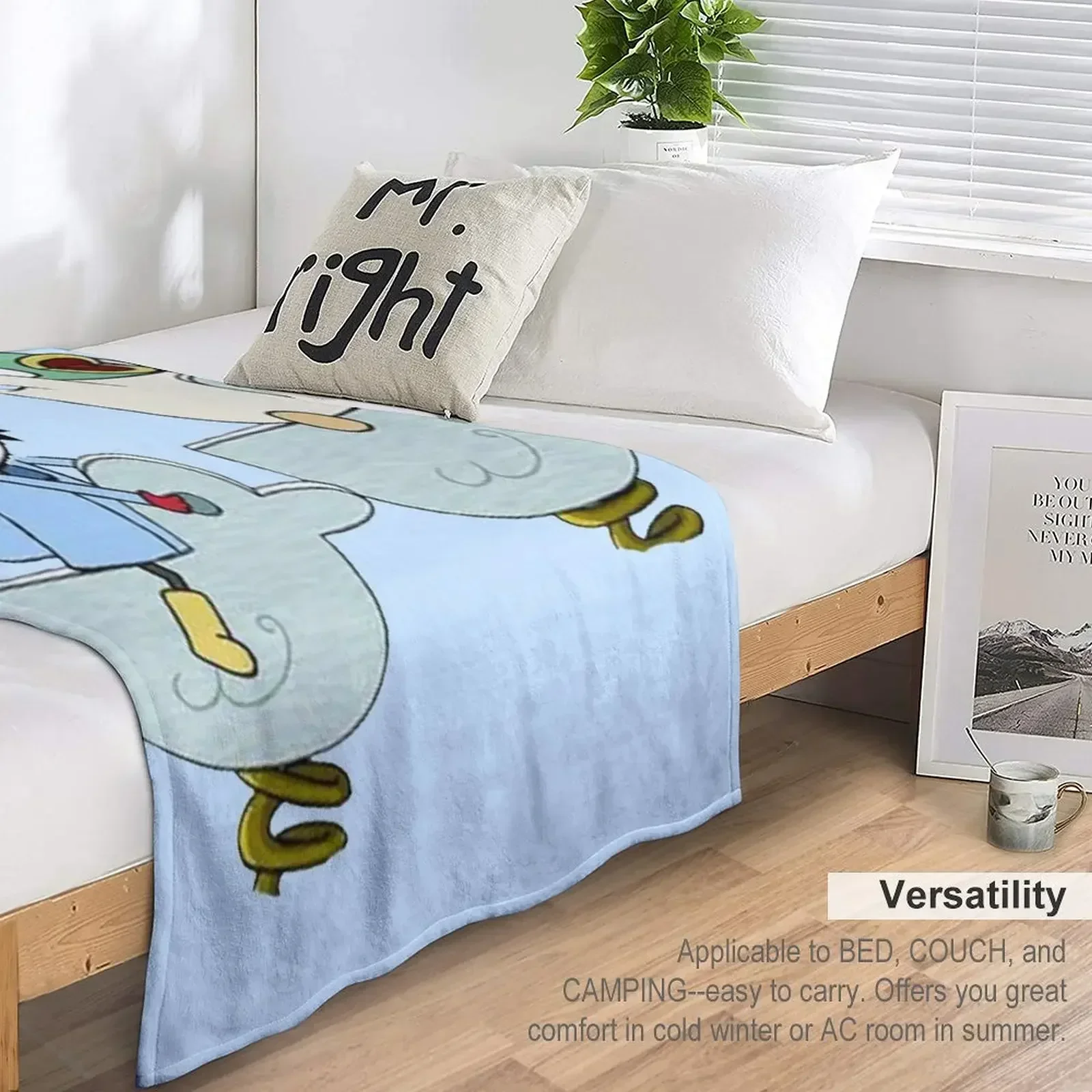 Одеяло Сара и Утка винтажные мягкие гигантские одеяла для дивана