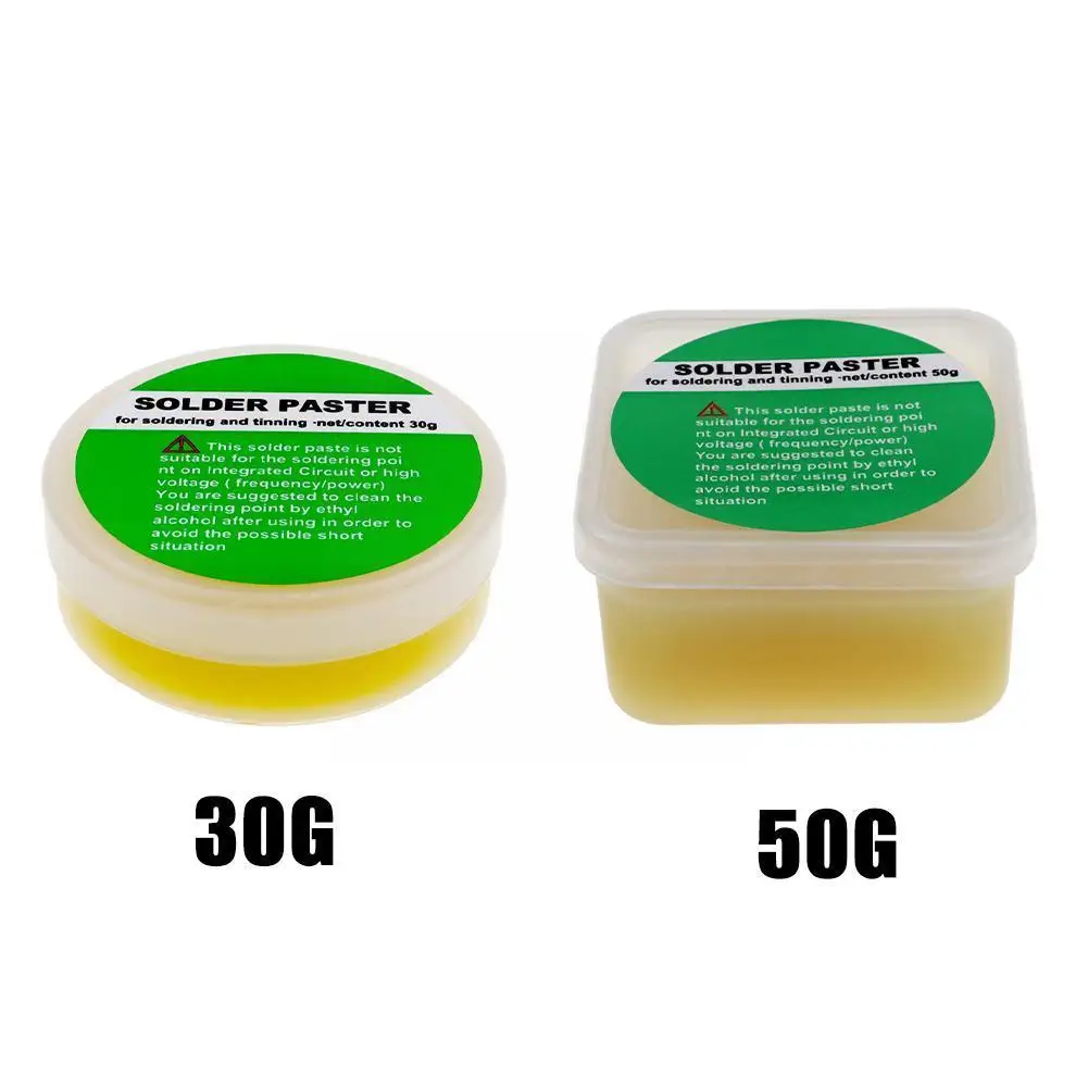 

30g/50g Solder Paste 183 Degree Medium Temperature Flux No-Clean Rosin For Chip PCB Motherboard Soldering I0J3