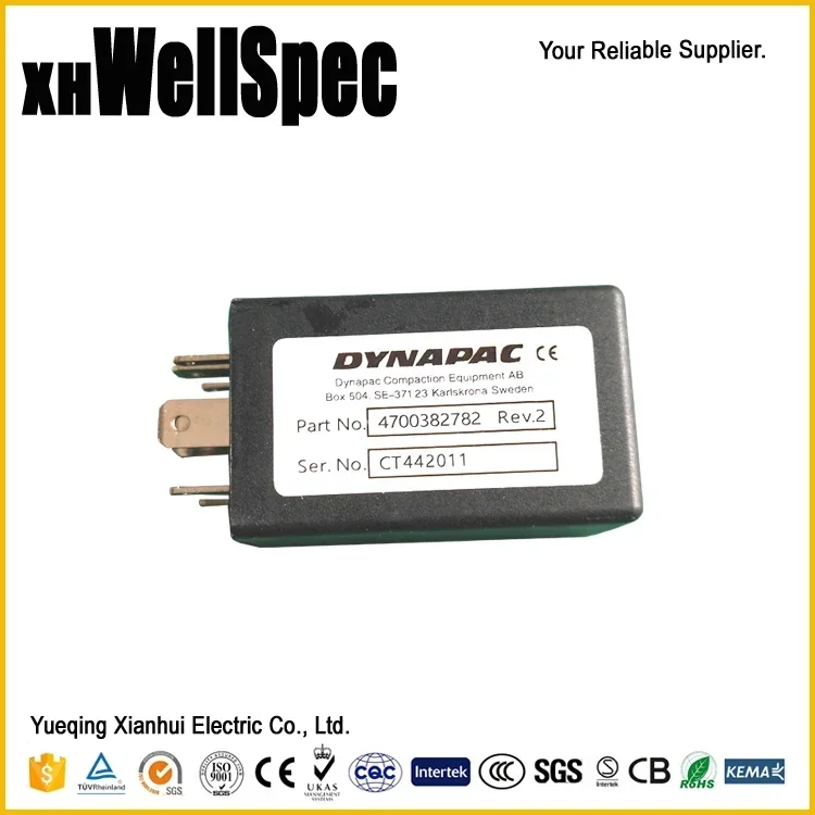 Релейный модуль тестер Dynapac CC522 524 624 4700382782 Rev.2 VBS реле для дорожного качения