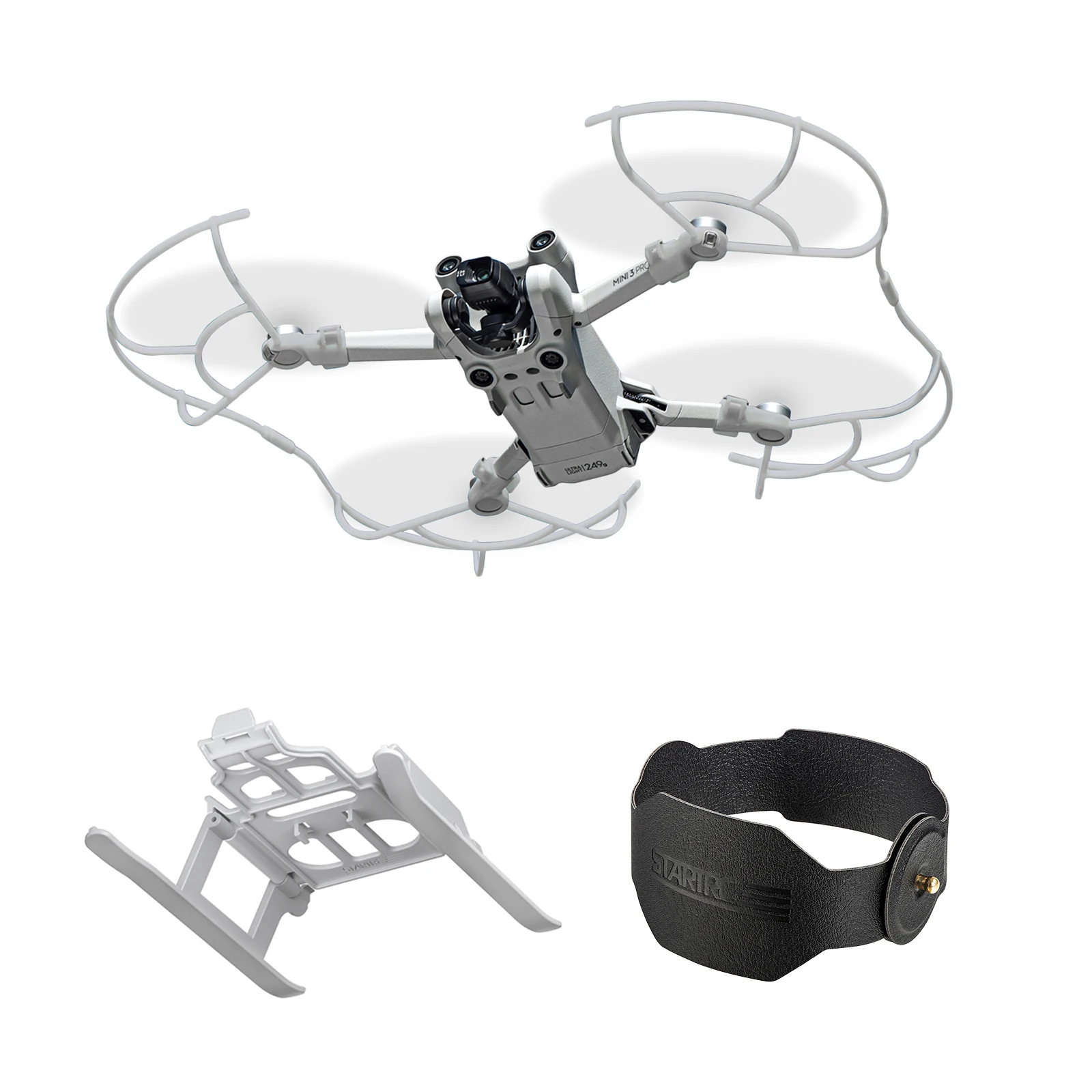 

1 комплект для DJI Mini 3 Pro пропеллер быстросъемный пропеллер защитное кольцо для пропеллера аксессуары для дрона штатив