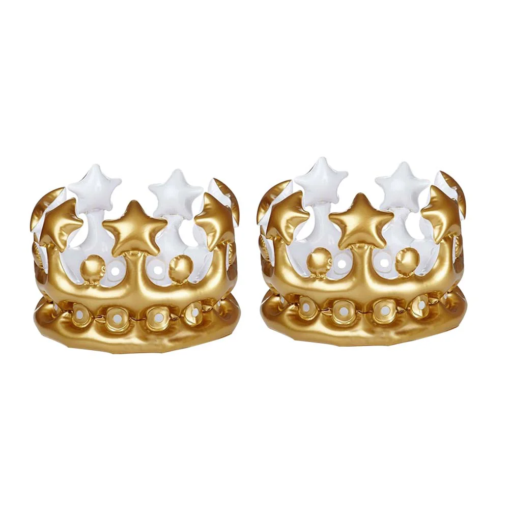 

2 шт., надувная корона для детей