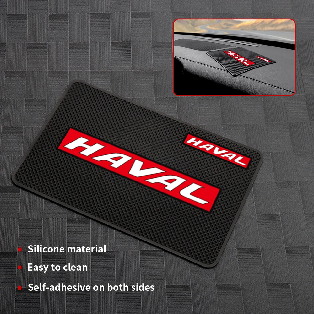 1 шт., нескользящий Силиконовый Коврик Для приборной панели автомобиля Haval jolion C50 C30 DARGO 2021X-DOG DHT XY H4 H9 F5