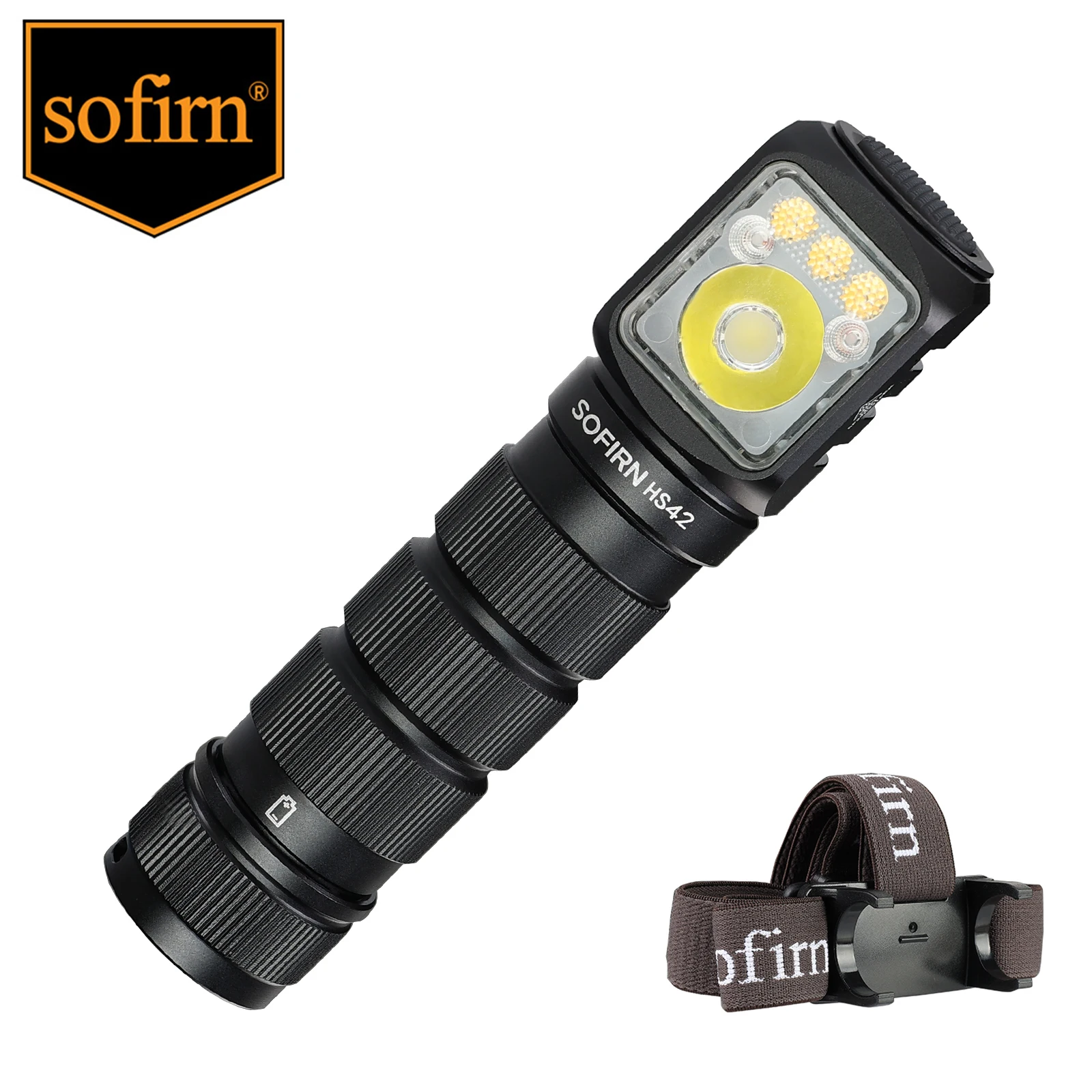 Налобный фонарь Sofirn HS42, 18650 лм, 6 светодиодов