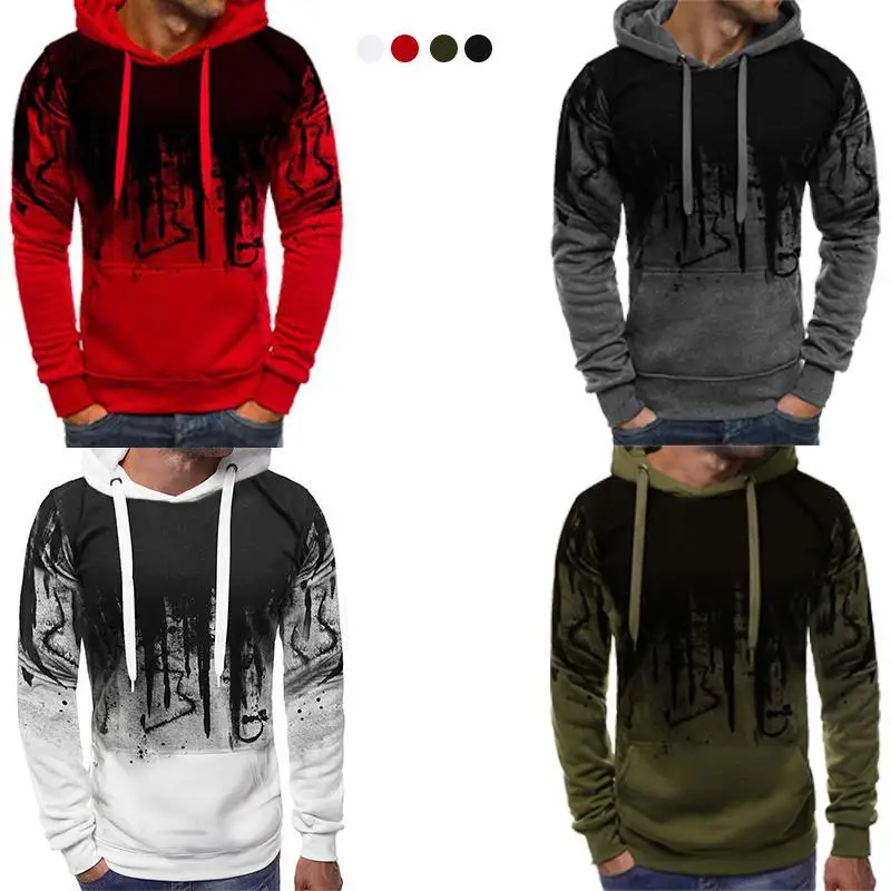

2022 Brand Men's Hoodies Sweatshirts Jacquard Hoodie Fleece Men Hooded Sweatshirt Pullover for Male Hoody Man Sweatshirt