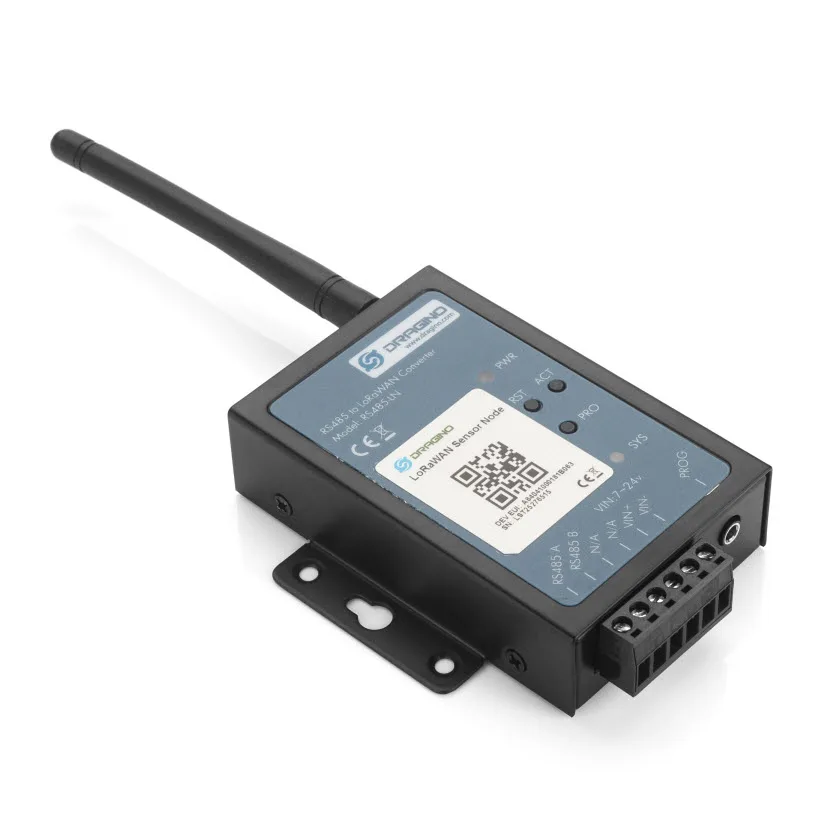 

Dragino RS485-LN RS485 / Modbus to LoRaWAN Converter Ultra Long Range Spread Spectrum Communication and High Immunity