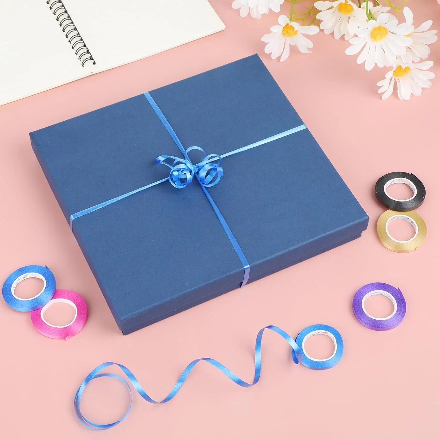 2 шт. 10 м лента для завивки цвета: золотистый серебристый синий розовый воздушных