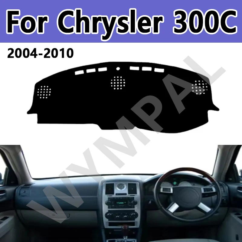 

Внутренняя приборная панель автомобиля для Chrysler 300C 2004 2005 2006 2007 2008 2009 2010 Коврик RHD LHDCarpet Cape Солнцезащитный козырек Dashmat Cover Pad