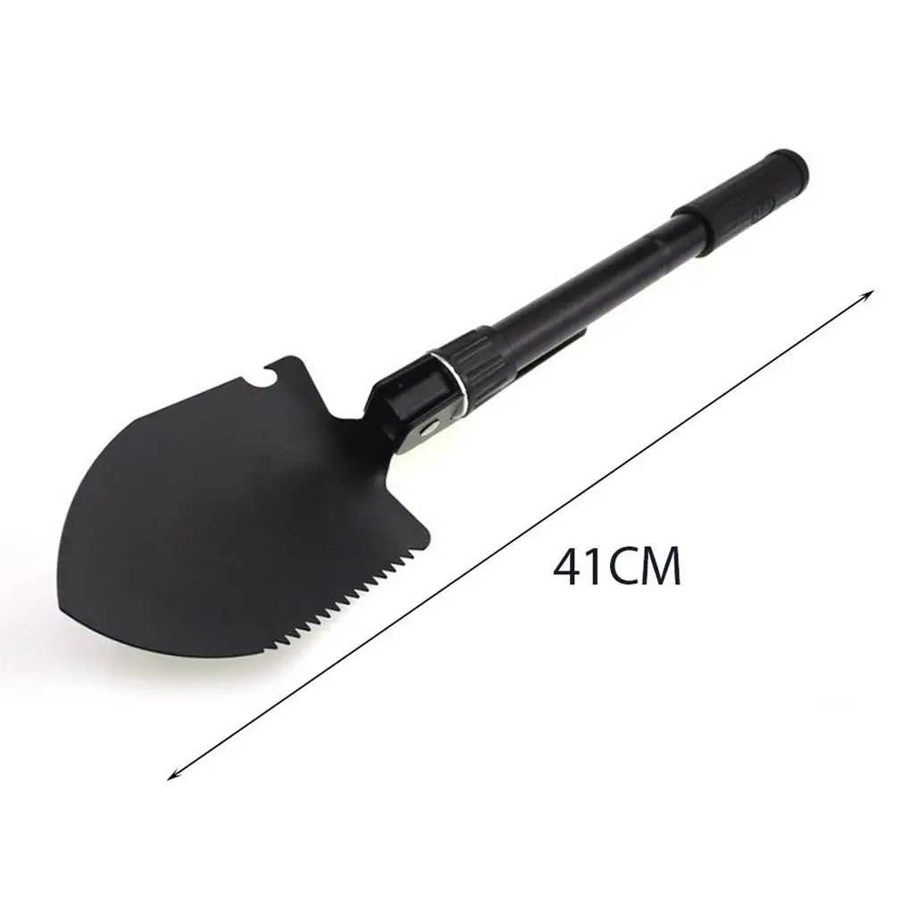 

Multifunction Folding Shovel Garden Pick Trowel Rake with Compass Outdoor Camping Foldable Hand Activity Tool Spade