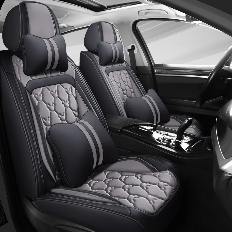 

Универсальные автомобильные чехлы на сиденья для Nissan March Honda civic 8 поколения автомобиль Volkswagen Kia Sportage Ford Mondeo mk4 Polestar 2 Audi q7 4l