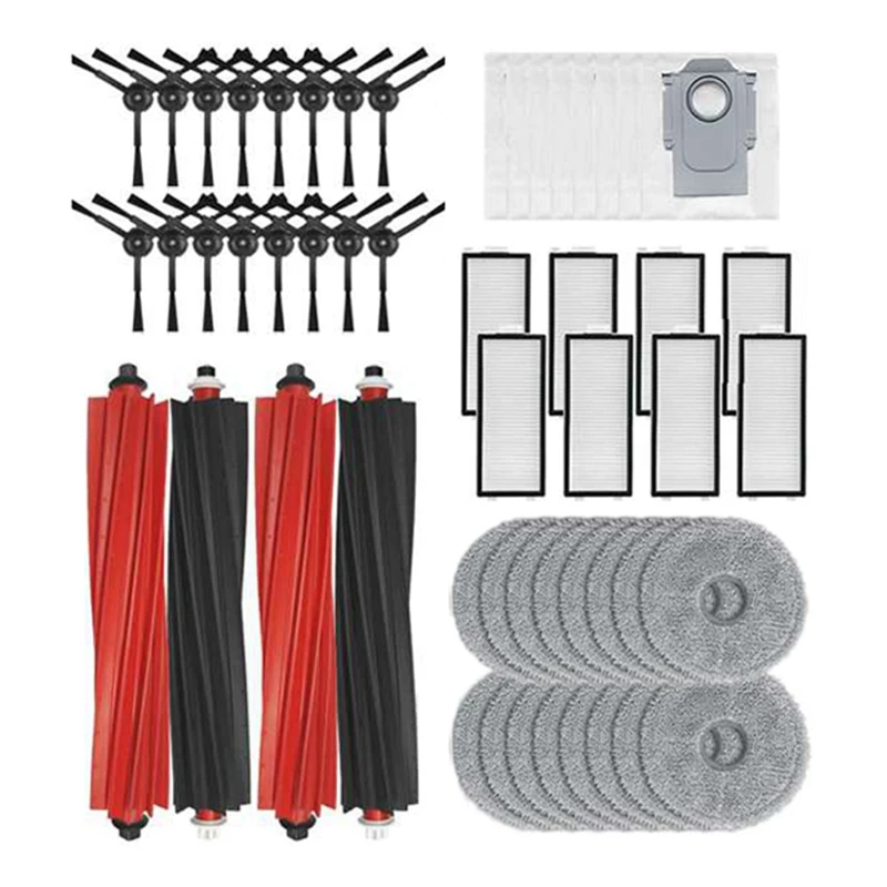 Для Roborock V20/P10S Pro основная боковая щетка ткань для швабры Hepa фильтр мешок пыли