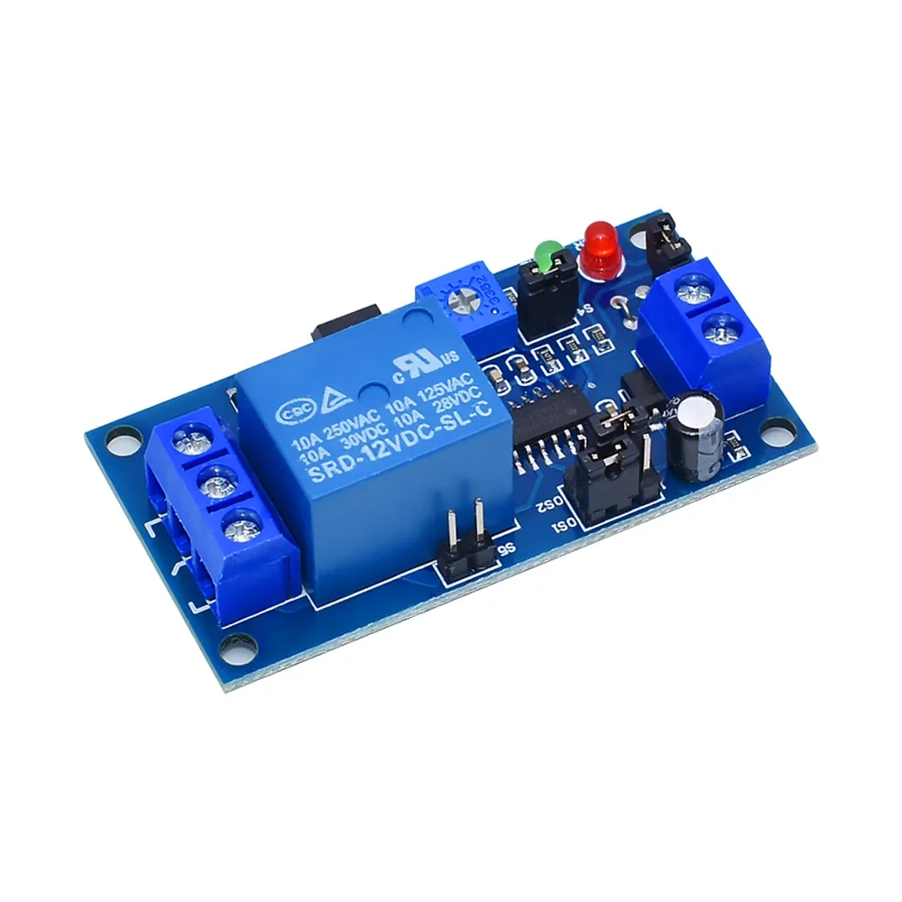 Нормально открытый срабатывающий выключатель с задержкой постоянного тока 5 В 9 12