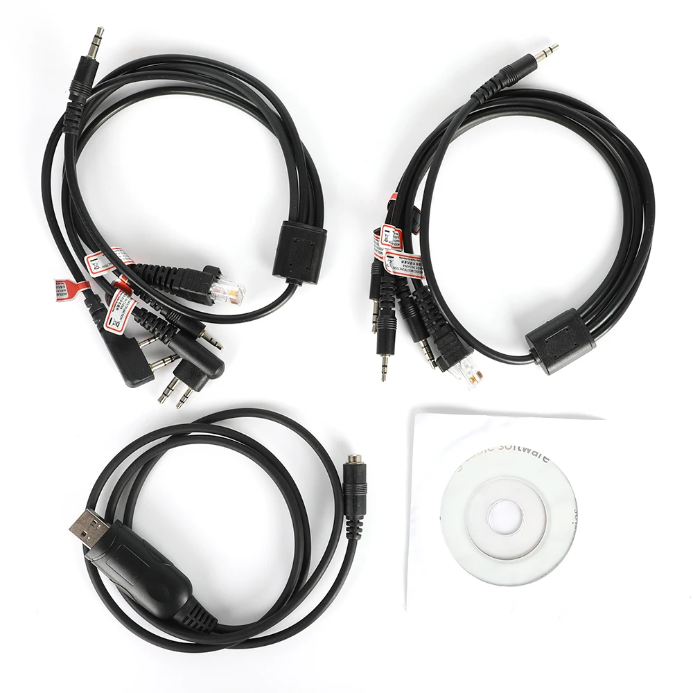 Car Radio 8 in 1 Programming Cable for Motorola PUXING BaoFeng UV-5R for Yaesu for Wouxun Hyt for Kenwood