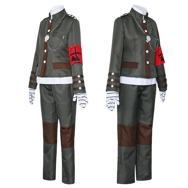 

Killing Harmony Korekiyo Shinguji Uniform Anime Danganronpa V3 Cosplay Costume Women School Outfit Halloween Wig Cap Set