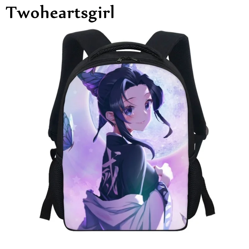 

Школьные ранцы twoheart для девочек и мальчиков, маленькие рюкзаки с рисунком аниме, рассекающий демонов, детский сад