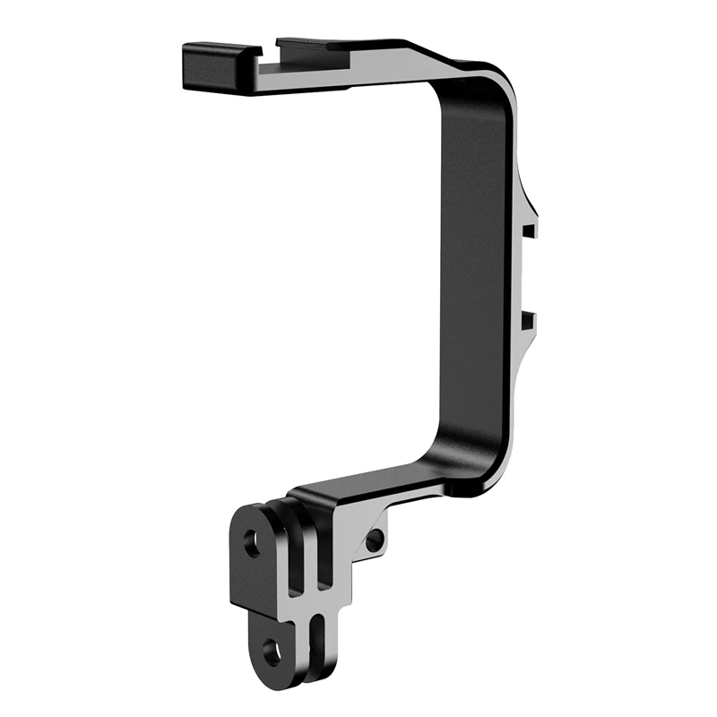 

Camera Fill Light Metal Frame With Cold Shoe Mount For Gopro Hero 11 10 9 8 7 Dji Action 3 Camera Accessories