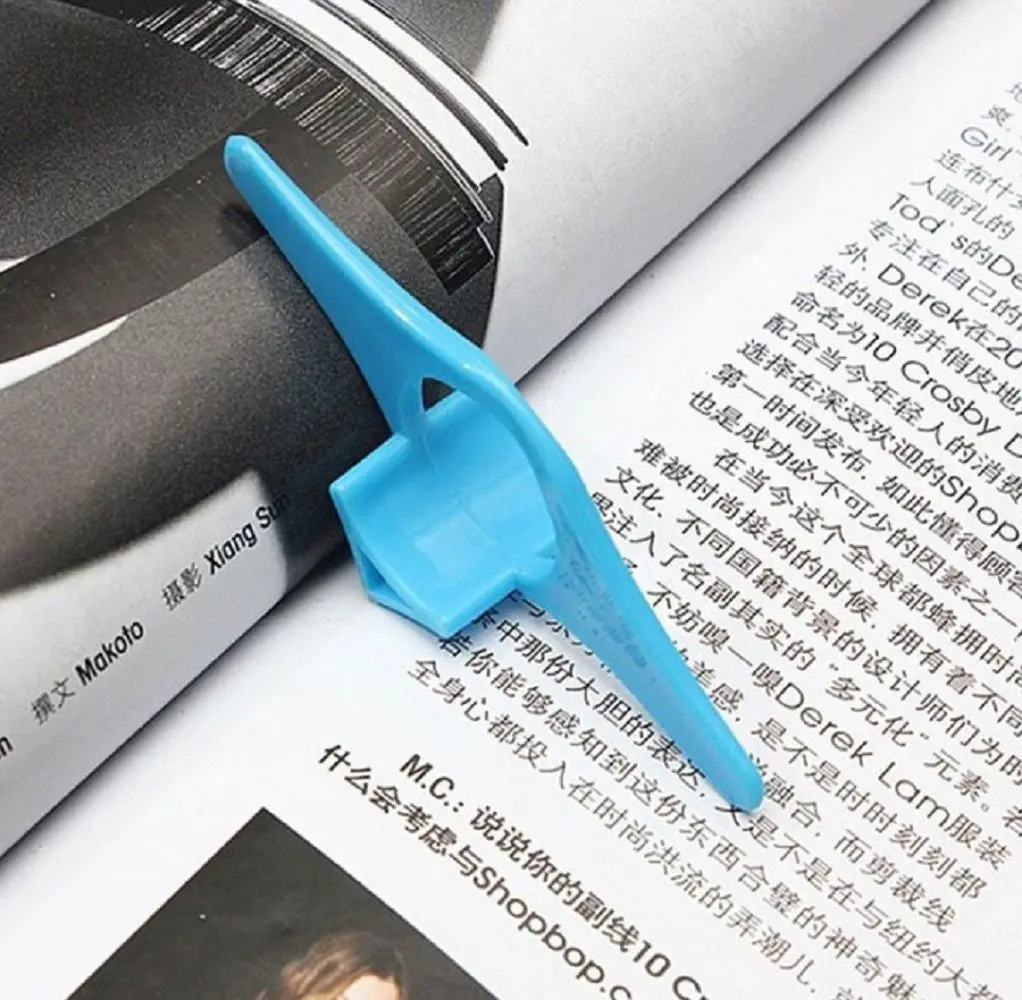 

1PC Labels School Supplies Office Reading Assistant Finger Ring Page Holder Thumb Book Marker Bookmarks