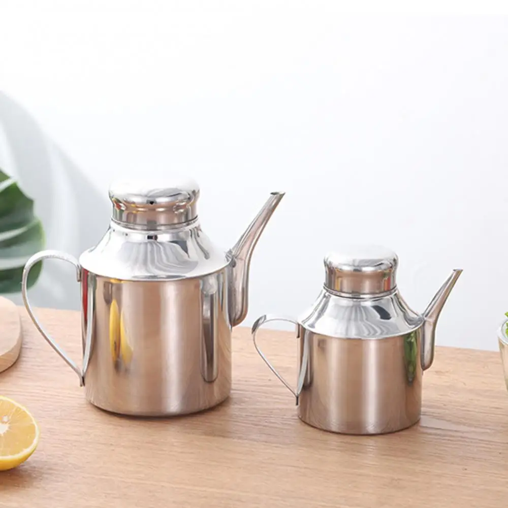 

Pots Steel Type Oil Tools Can Storage Multi-purpose Dispenser Kitchen Batcher Stainless Drum Bottle Olive Vinegar Tableware