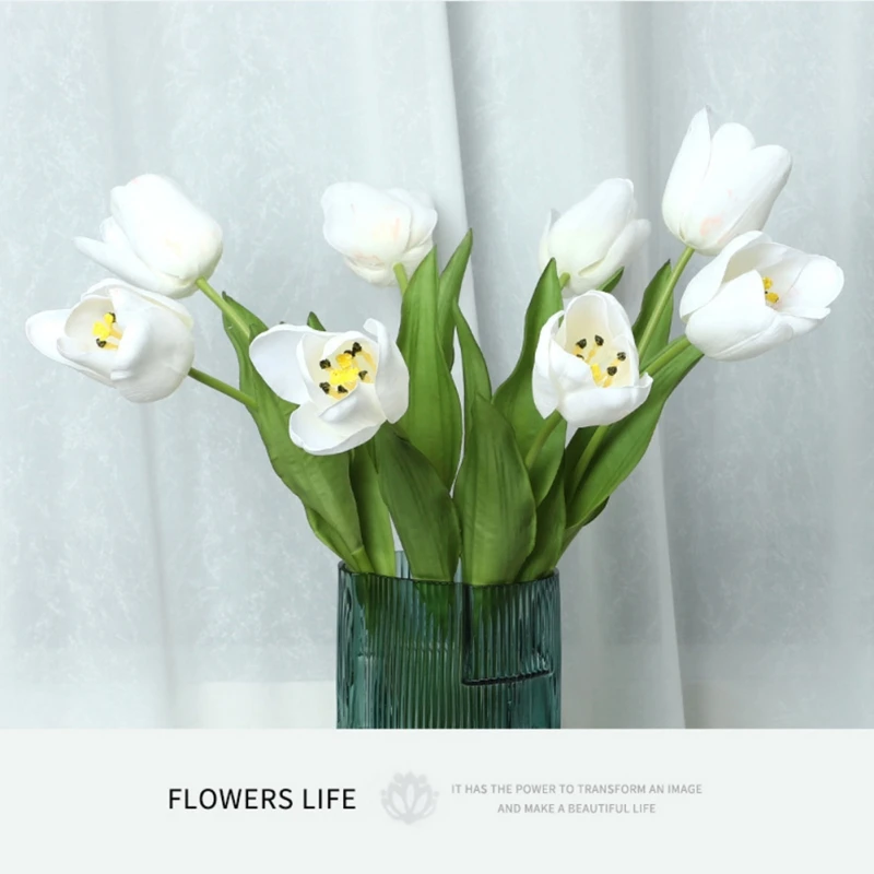 «Artificial Flower Tulip Table Centerpieces Realistic Blossom Flowers