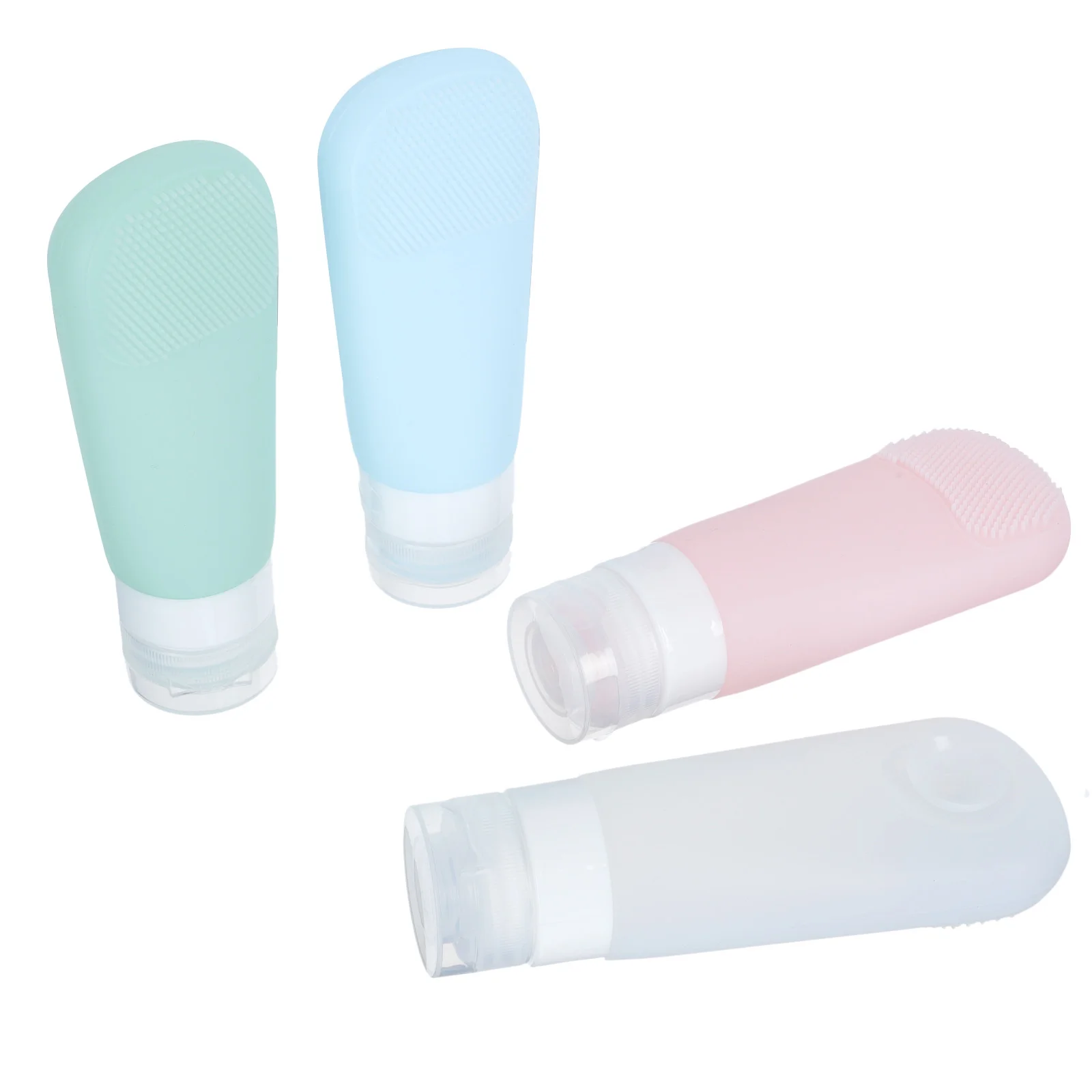 

4 PCS Bottled Reusable Sub Bottles Travel Containers Liquids Portable Shampoo Toiletry Lotion Adorable