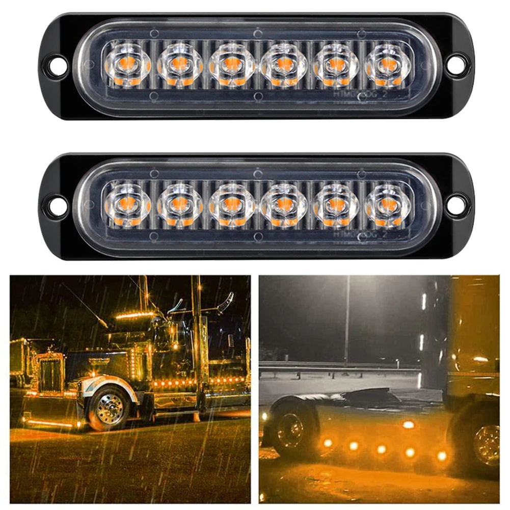 

Durable Car Car Emergency Light Light Bar Strobe Truck Warning 3 Wires