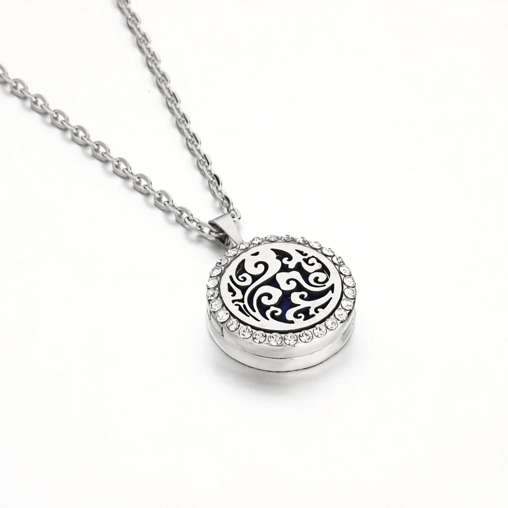 Новое ожерелье для ароматерапии с кристальным диффузором эфирного масла