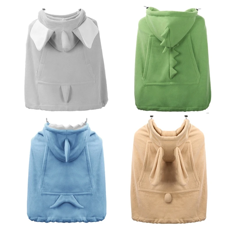 Multifunctional Baby for Carrier Cover Hooded Cartoon Cloak Windproof Thicken Stroller Cover Baby Newborns Sling Wrap