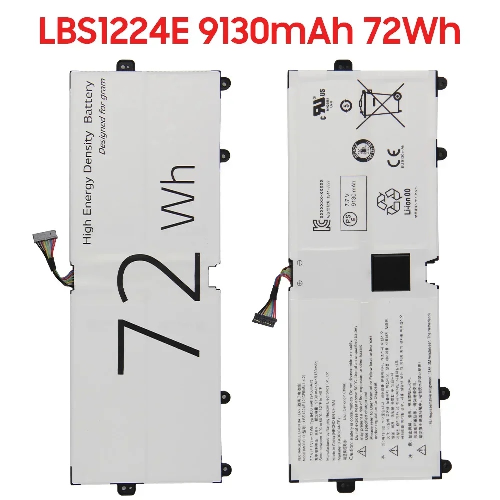 Сменный аккумулятор LBS1224E для LG Gram 17Z990 14Z980 13Z980 15Z990 15Z980 высококачественные