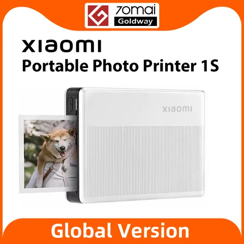 Глобальная версия XIAOMI MI портативный фотопринтер 1S BLUETOOTH 5.2 ZINK INKLESS технологии беспроводной печати 8 фильтров MI HOME