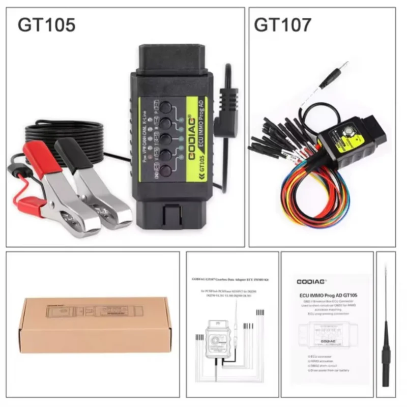 Godiag GT107 DSG Адаптер для чтения/записи передач ECU IMMO Kit plus GT105 DQ250 DQ200 VL381 VL300 DQ500 DL501 PCMFlash