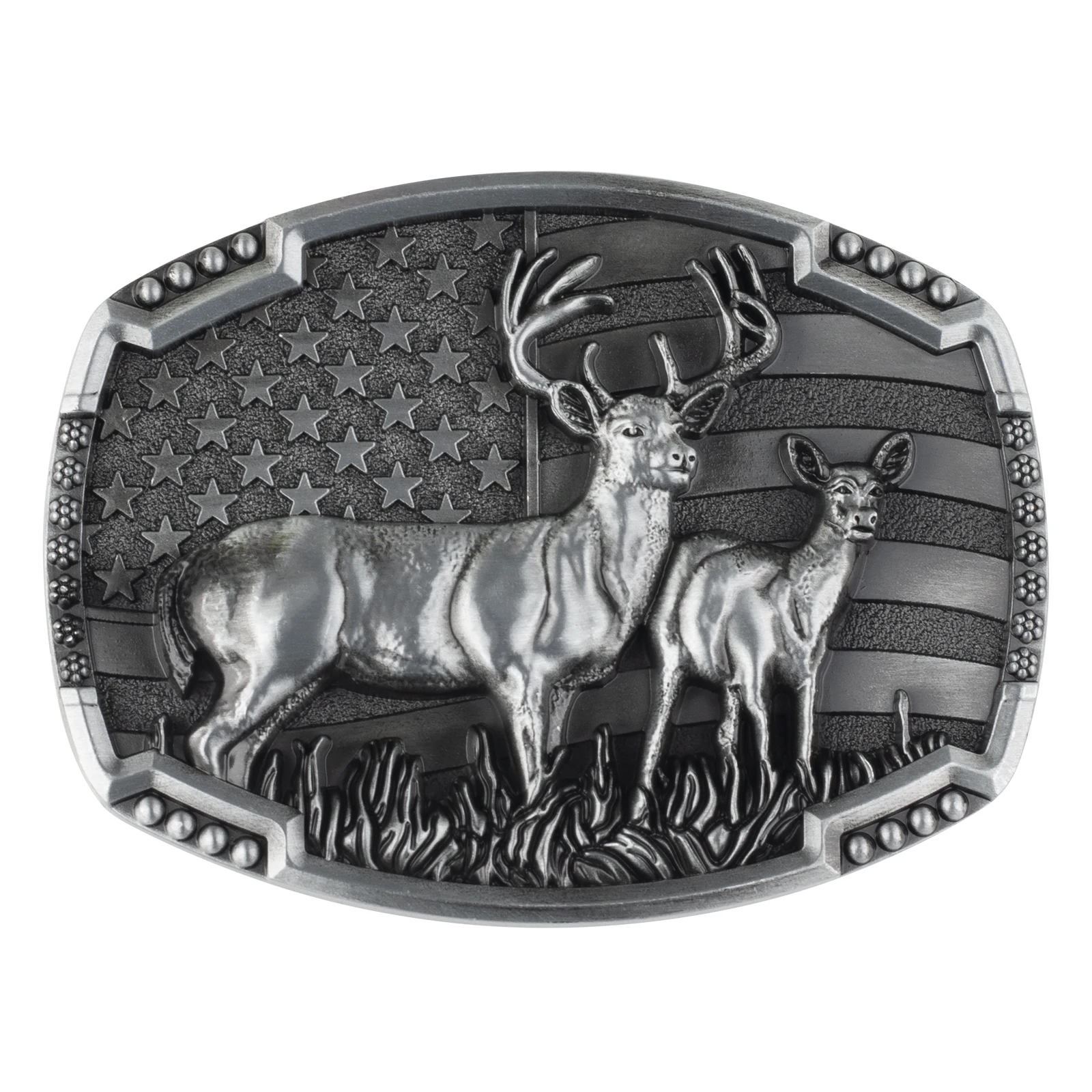 

Deer Western Belt Buckle Alloy Clothing Accessories for Men Cowboy Fashion