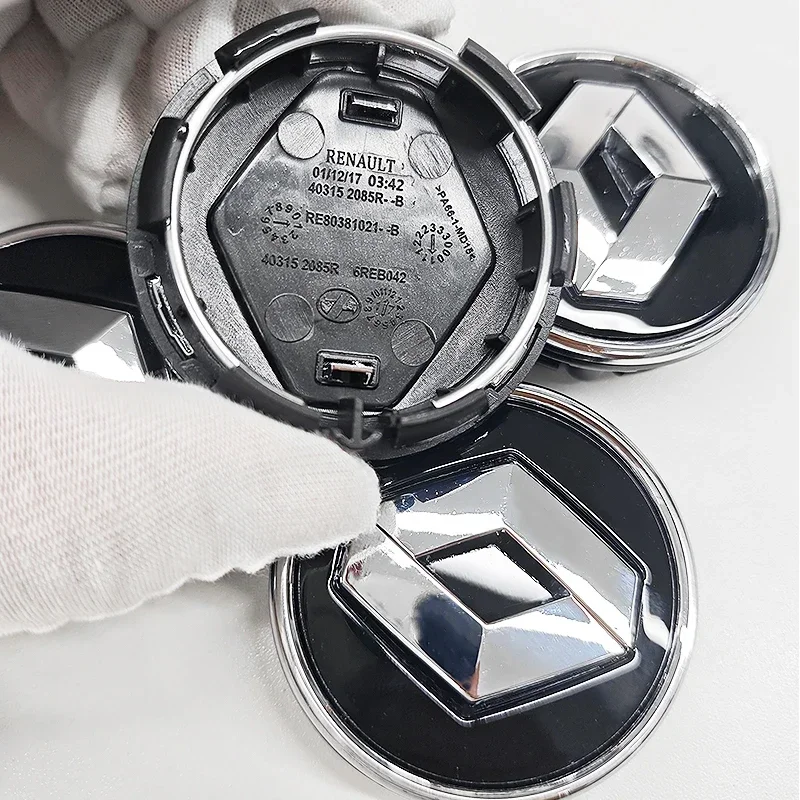 Фото Для Renault Megane 2 3 Clio 4 Trafic Captur Emblems Kangoo Zoe RS 4 шт. 57 мм, эмблемы на центральную крышку колеса, логотип на ступице, накладки на диски. №5